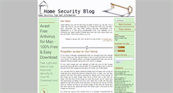 Desktop Screenshot of homesecurityblog.com