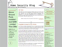 Tablet Screenshot of homesecurityblog.com